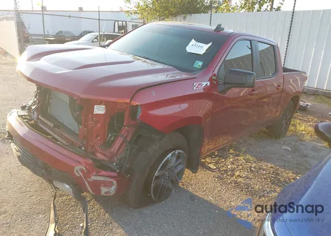 2025 Chevrolet Silverado 1500 4Wd Short Bed Rst из США, поврежденный, VIN 1GCUKEED4SZ219840